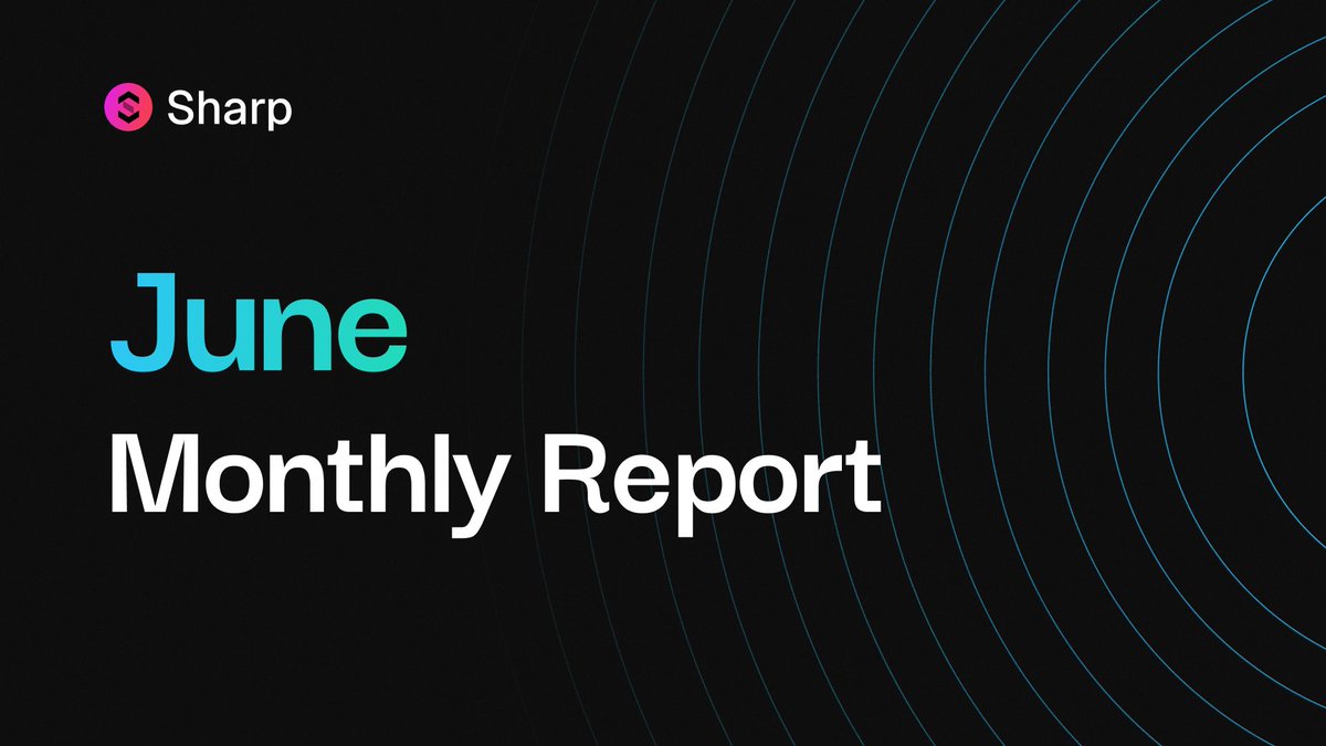 It's time for the June review for Sharp Trade. 🔮🎮

TLDR: 
- More fun. 
- More social.
- More rewarding.

🧵👇