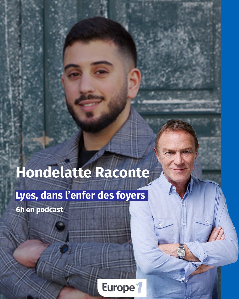 👉Lyes, dans l’enfer des foyers
📍6h en #podcast
De sa naissance à ses 18 ans, Lyes a été ballotté de familles malfaisantes aux foyers violents
Invité : Lyes Louffok, auteur de «Dans l’enfer des foyers. Moi, Lyes, enfant de personne» <a href="/Ed_Flammarion/">Editions Flammarion</a>
#hondelatteraconte
<a href="/hondelatte/">HONDELATTE</a>