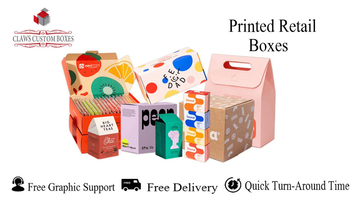 clawsltd's tweet image. Stand Out on Shelves with Printed Retail Boxes!
Custom designs, vibrant colors, and quality finishes that make your product unforgettable.

🛒 Visit Our Website: clawscustomboxes.co.uk

📧 mail us: sales@clawscustomboxes.co.uk

Call to Order: (+44) 116 218 3474

#RetailBoxes