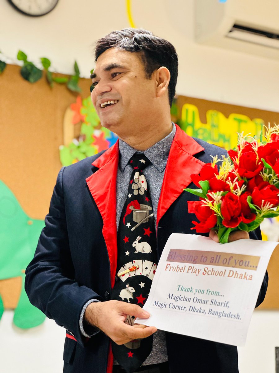 omarsharif81's tweet image. 🏫Class Party Magic Show🪄in Dhaka, Bangladesh🇧🇩.
🔍To know more search Google Images:- Class party Magic show of Omar Sharif/ Magician Dhaka/ Magician in Bangladesh/ Photo top Magic entertainer BD etc.
#Magic #Entertainer #Omar_Sharif #School_Party #Magic_Show #Dhaka_Bangladesh