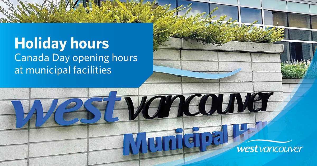 Happy Canada Day! Today is a time to bring the community together and reflect on our country’s past as we look with optimism toward the future. Please note that Municipal Hall is closed today (July 1). 

Check the holiday hours before you visit westvancouver.ca/canada-day-hou…

 #westvan