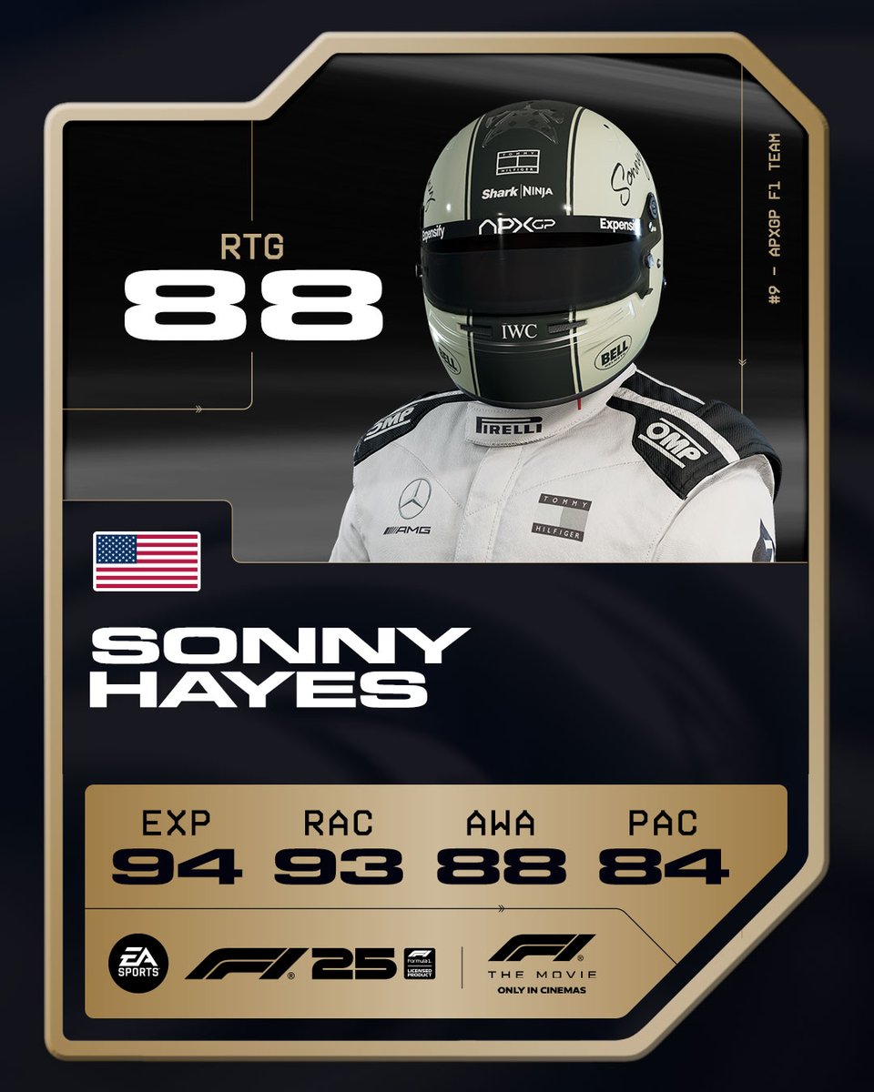 EASPORTSF1's tweet image. APXGP has one last hope, and their names are Sonny Hayes & Joshua Pearce!
Drive as both in #F125, and experience epic moments from #F1TheMovie, out now.