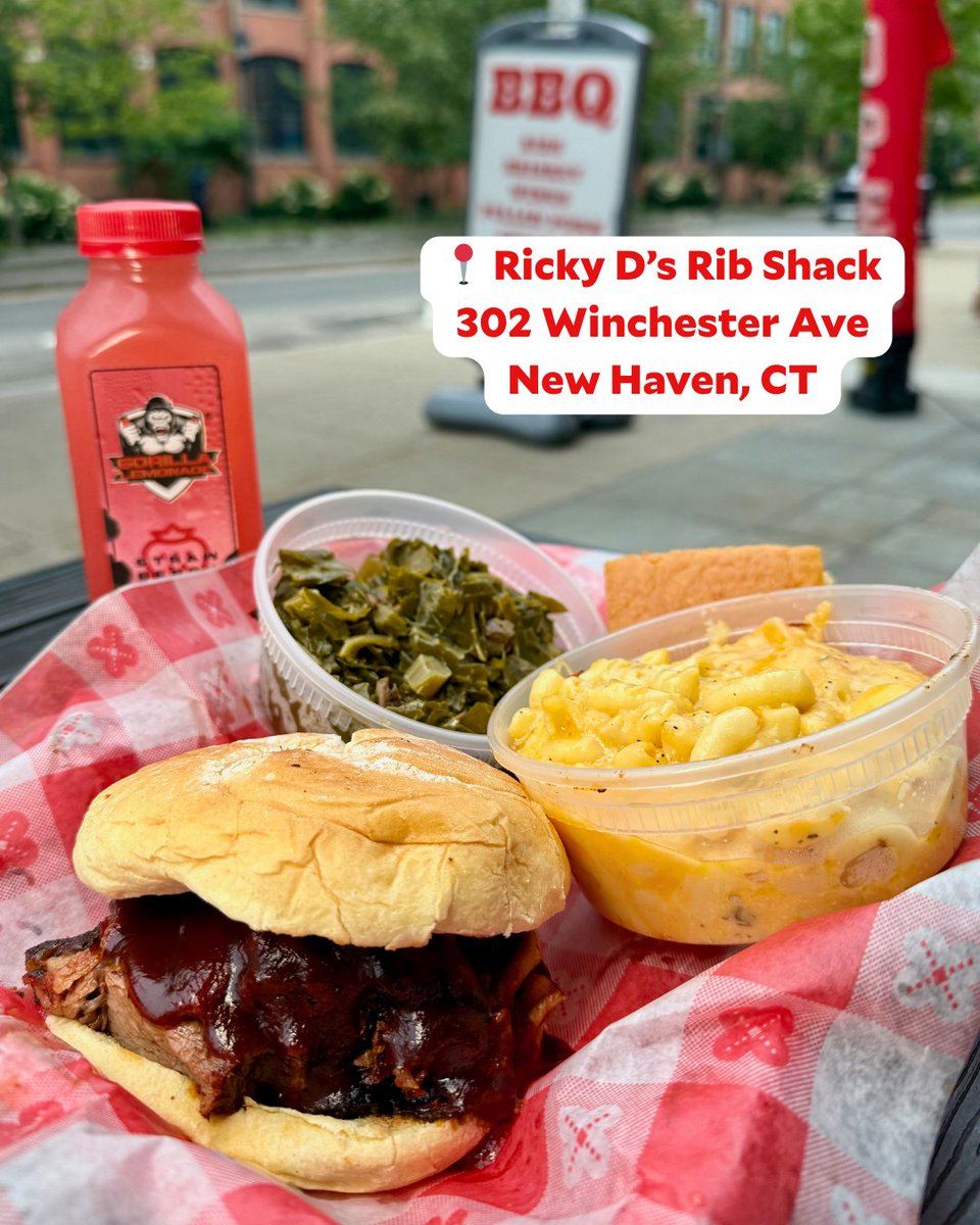 Brisket, mac, greens, and cornbread: Ricky D’s Rib Shack has your Fourth of July cravings covered. Bring a BBQ tray to the cookout and you’re not just invited… you’re VIP.

📍302 Winchester Ave, New Haven

#newhavenct #ctbbq #theshopsatyale