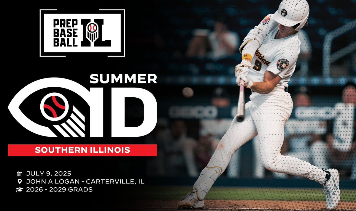 𝗦𝗼𝘂𝘁𝗵𝗲𝗿𝗻 𝗜𝗹𝗹𝗶𝗻𝗼𝗶𝘀 𝗦𝘂𝗺𝗺𝗲𝗿 𝗜𝗗 ⭐

We're headed to John A. Logan JC on July 9th for the Southern Illinois Summer ID. To register, and learn more about the event, click below!👇

🔗 loom.ly/TSF_RQg