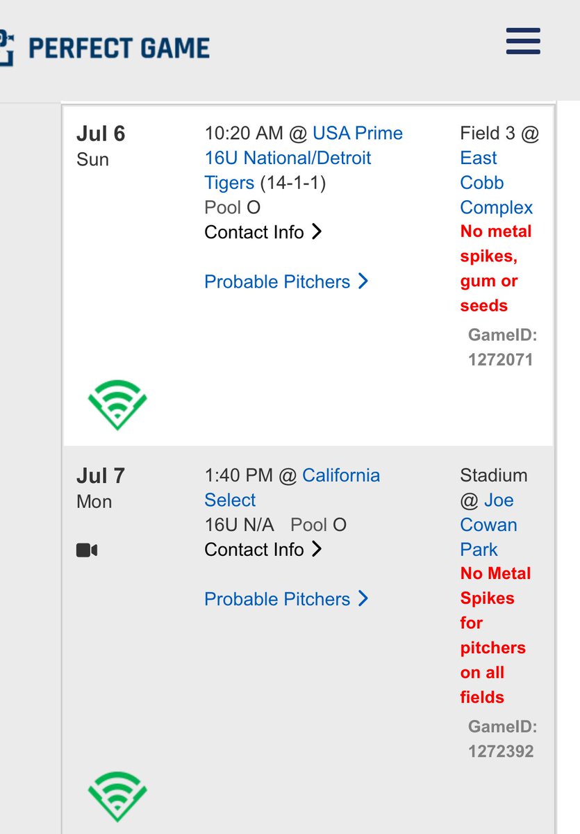 I will be play in the WWBA next week with the 2027 <a href="/SBATheShow/">Showcase Baseball Academy</a> 16U National team. I’ll be on the bump game 1 (7/6) against a top ranked USA prime team. Game time is 10:20 @ east Cobb field 2. 
<a href="/jakerobbins49/">JAKE ROBBINS 🇺🇸</a> <a href="/tydamico54/">Ty D’Amico</a> <a href="/TheBaseballMec1/">TheBaseballMechanic</a> <a href="/FlatgroundApp/">FLATGROUND Pitching</a> <a href="/PG_Scouting/">Perfect Game Scout</a> 
#uncommited