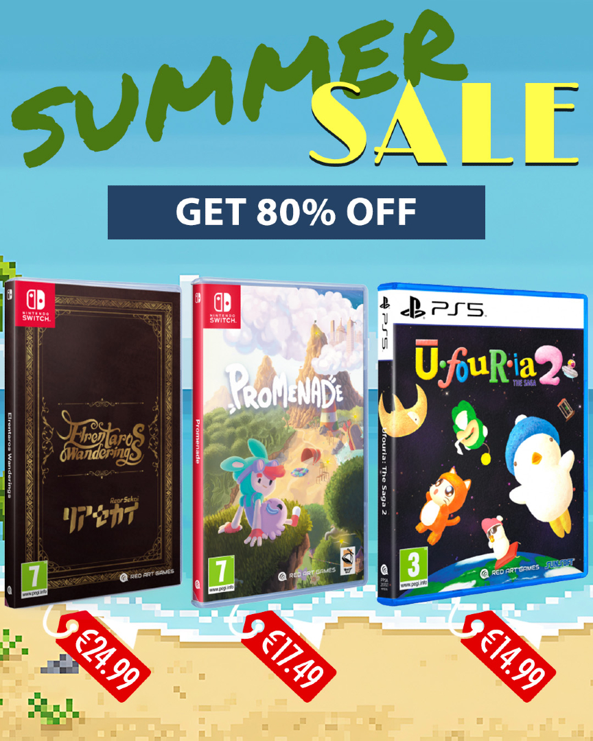 🎮 Our Summer Sale is live!
🛍️ Up to -80% OFF on selected physical games
✨ Nintendo Switch, PS5, PS4, XBOX, Vinyls and Collector Editions too!

💥 Grab your favorites before they’re gone!
🔗 bit.ly/SummerSaleRAG