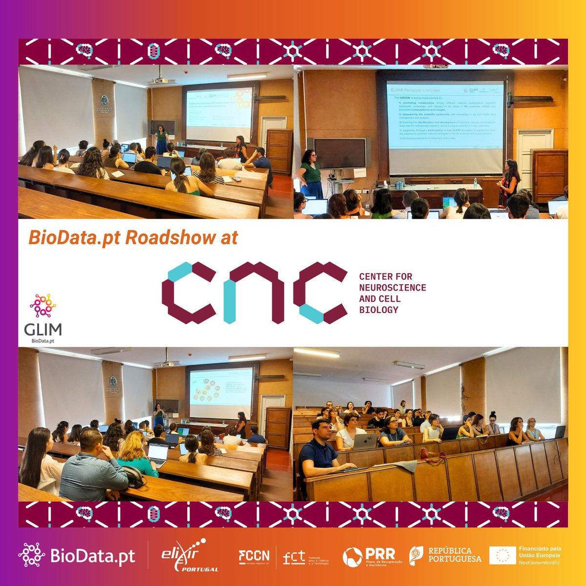 🚐 BioData.pt on the road!
Yesterday we visited #UCoimbra's CNC to present the benefits of being a BioData.pt Associate and introduce the #GLIM_BioData project.

A big thank you to the team — more to come!
#BioData_pt #CNCResearch