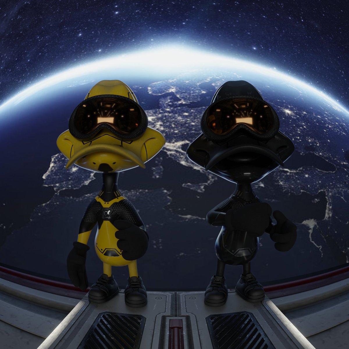 steri.eth (@steri_eth) on Twitter photo These two ducks are ready to kick some ass and eat some bubblegum, and they are all out of bubblegum!
<a href="/dawnoftheduck/">Dawn of The Duck</a> These two ducks are ready to kick some ass and eat some bubblegum, and they are all out of bubblegum!
<a href="/dawnoftheduck/">Dawn of The Duck</a>