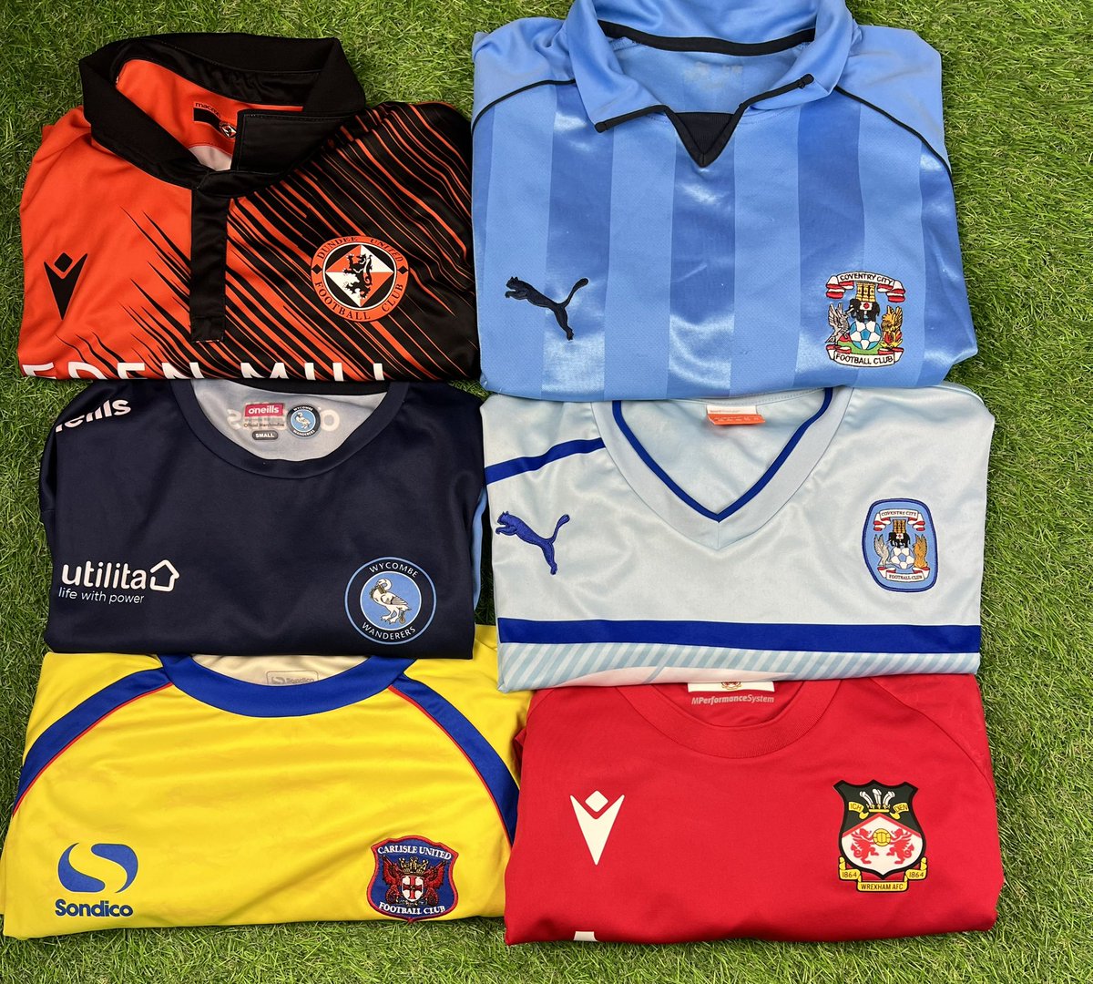 Today’s deliveries ⚽️
#weeksfootballfinds #dundeeunited #coventrycity #wycombe #carlisleunited #wrexham