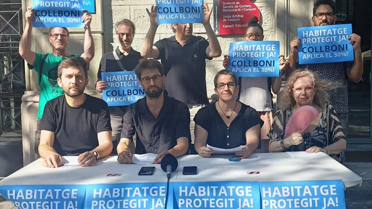 ‼️ Collboni està boicotejant l'aplicació del 30% d'habitatge protegit perquè se'l vol carregar

📨Hem presentat una denúncia al Síndic de Greuges amb noves proves que demostren la no aplicació del 30% i la passivitat o fins i tot complicitat amb el seu incompliment