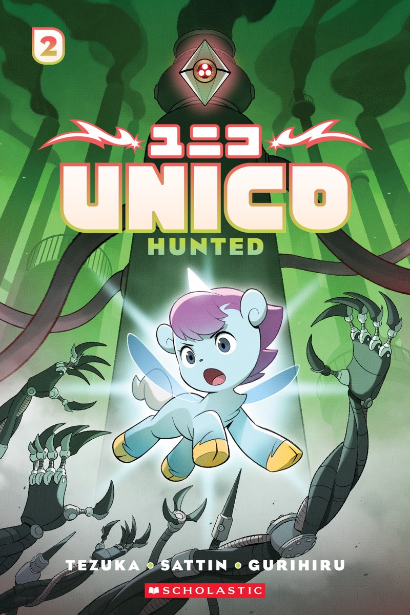 Gurihiru's tweet image. ✨ Unico Vol. 2 is out today! ✨
Unico’s new adventure begins—grab your copy at bookstores or online! 🦄📘
