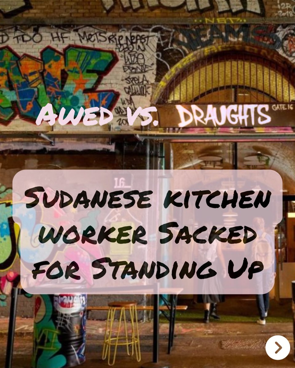 🚨 WORKER SACKED FOR UNION ORGANISING 🚨
 
Awed Nur, a kitchen worker at Draughts Stratford, was fired without warning the day after we served official notice of a strike ballot.

We believe this is union busting, plain and simple. 🧵👇

@DraughtsLondon
#JusticeForAwed