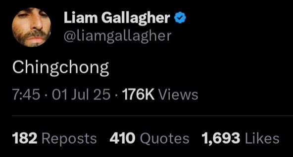 objectively hilarious thing to just randomly tweet out at 7:45 a.m. on a tuesday right before the most anticipated reunion tour of all time