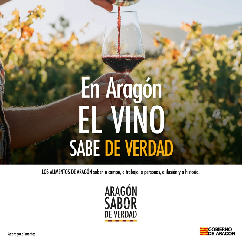 GobAragon's tweet photo. En Aragón, los alimentos saben de verdad. A huerto, a trabajo, a personas, a ilusión y a historia. Aragón, sabor de verdad.