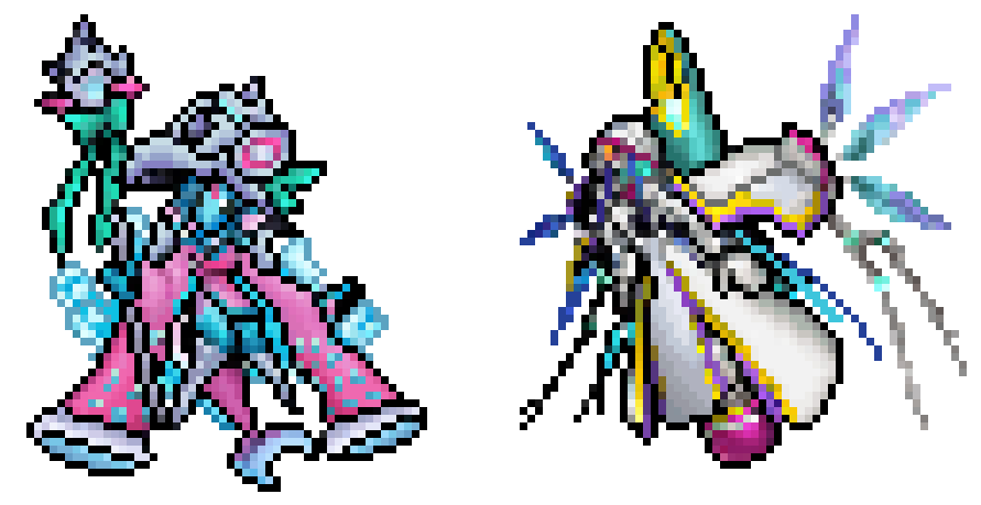 otro_jorch's tweet photo. Ariemon & Kaguyamon
#Ariemon #Kaguyamon #VITALBRACELET #pixelart #DigimonStoryOlymposXII #fanart #デジモン #fangame #Digimon
Faces are difficult to make when they require to be small in comparison with the body. https://t.co/c6rOWlwOzL