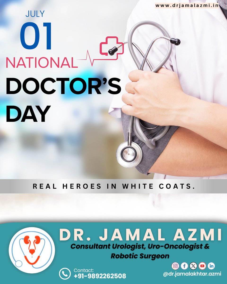 dr_jamalazmi's tweet photo. They don’t fly. They don’t fight villains.
But they fight death. Every. Single. Day.

🎯 Happy National Doctor’s Day

#DoctorsDay #DoctorsDay2025 #SmritiMandhana #LockupDeath #BossOfSandalwood #MaalikTrailer #SetNetG01stWin #NoArgumentsWithKLRahul #SecondBirthDate https://t.co/nEuKlvg0Df