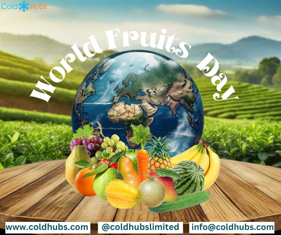 Today, we celebrate the vibrant colors, sweet flavors, and powerful nutrients that fruits bring to our lives. Let’s keep them fresh, reduce waste, and make healthy food accessible for all.

🍇🍊 Happy World Fruit Day 2025! 🍉🍌

#WorldFruitDay #FreshForLife