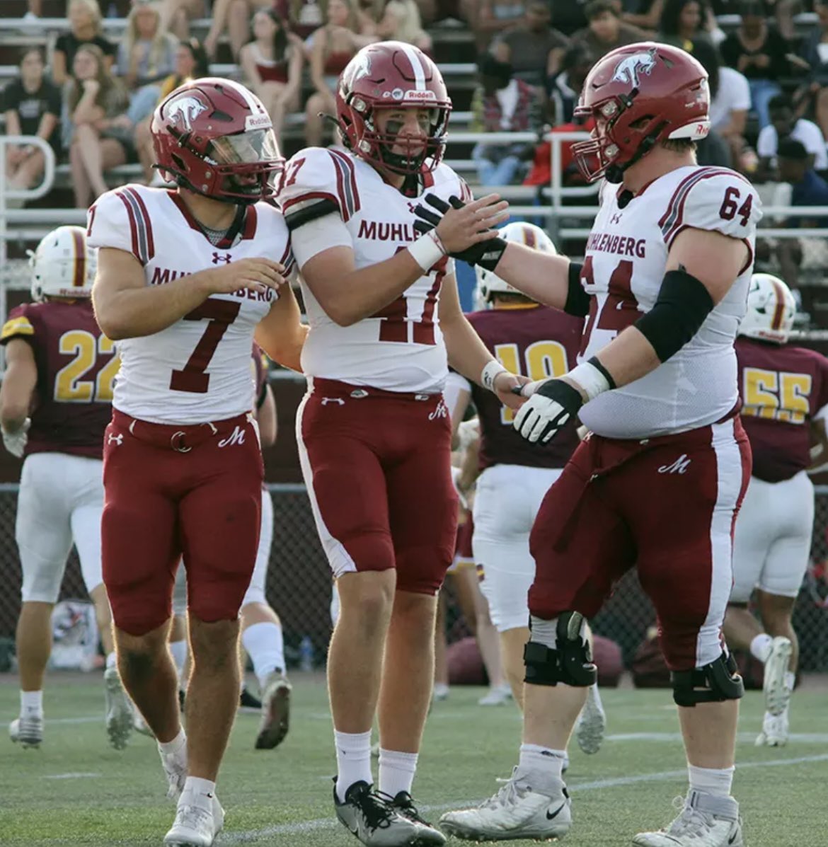 Charlie Kaikow QB 2026 (@charliekaikow) on Twitter photo Very excited to be up at Muhlenberg this morning. Excited to compete and see campus!! <a href="/TBrownIII/">Trey Brown</a> <a href="/Coach_Frantz/">Greg Frantz</a> <a href="/CoachEstremera/">Jeremy Estremera</a> <a href="/CoachMacMC/">Mario McIntyre</a> <a href="/CoachJennings55/">Dan Jennings</a> <a href="/Coach_OHara51/">Scott O’Hara</a> <a href="/Coach__Roman/">Richie Roman</a> <a href="/CoachPurk/">Kyle Purkey</a>
<a href="/NewHamptonFB/">Football | New Hampton School</a> <a href="/tjillson21/">Tanner Jillson</a> Very excited to be up at Muhlenberg this morning. Excited to compete and see campus!! <a href="/TBrownIII/">Trey Brown</a> <a href="/Coach_Frantz/">Greg Frantz</a> <a href="/CoachEstremera/">Jeremy Estremera</a> <a href="/CoachMacMC/">Mario McIntyre</a> <a href="/CoachJennings55/">Dan Jennings</a> <a href="/Coach_OHara51/">Scott O’Hara</a> <a href="/Coach__Roman/">Richie Roman</a> <a href="/CoachPurk/">Kyle Purkey</a>
<a href="/NewHamptonFB/">Football | New Hampton School</a> <a href="/tjillson21/">Tanner Jillson</a>