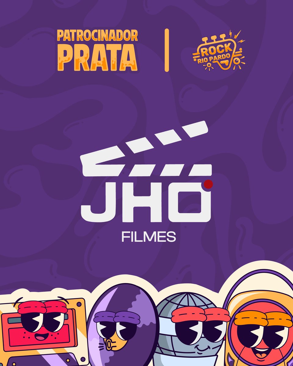 @jhofilmes é nosso Patrocinador Prata do Rock Rio Pardo 2025.

Quer ser um patrocinador do Rock Rio Pardo 2025? Entre em contato via DM!!!!

#rrp #rockriopardo #santacruzdoriopardo #festival #bandas #patrocinador #cotaprata #filmes #jhofilmes