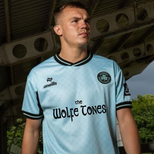 Ireland's oldest football club, Cliftonville FC, unveil a very special Irish Cup shirt paying homage to one of the greatest bands of all time, and some of Ireland's most famous sons