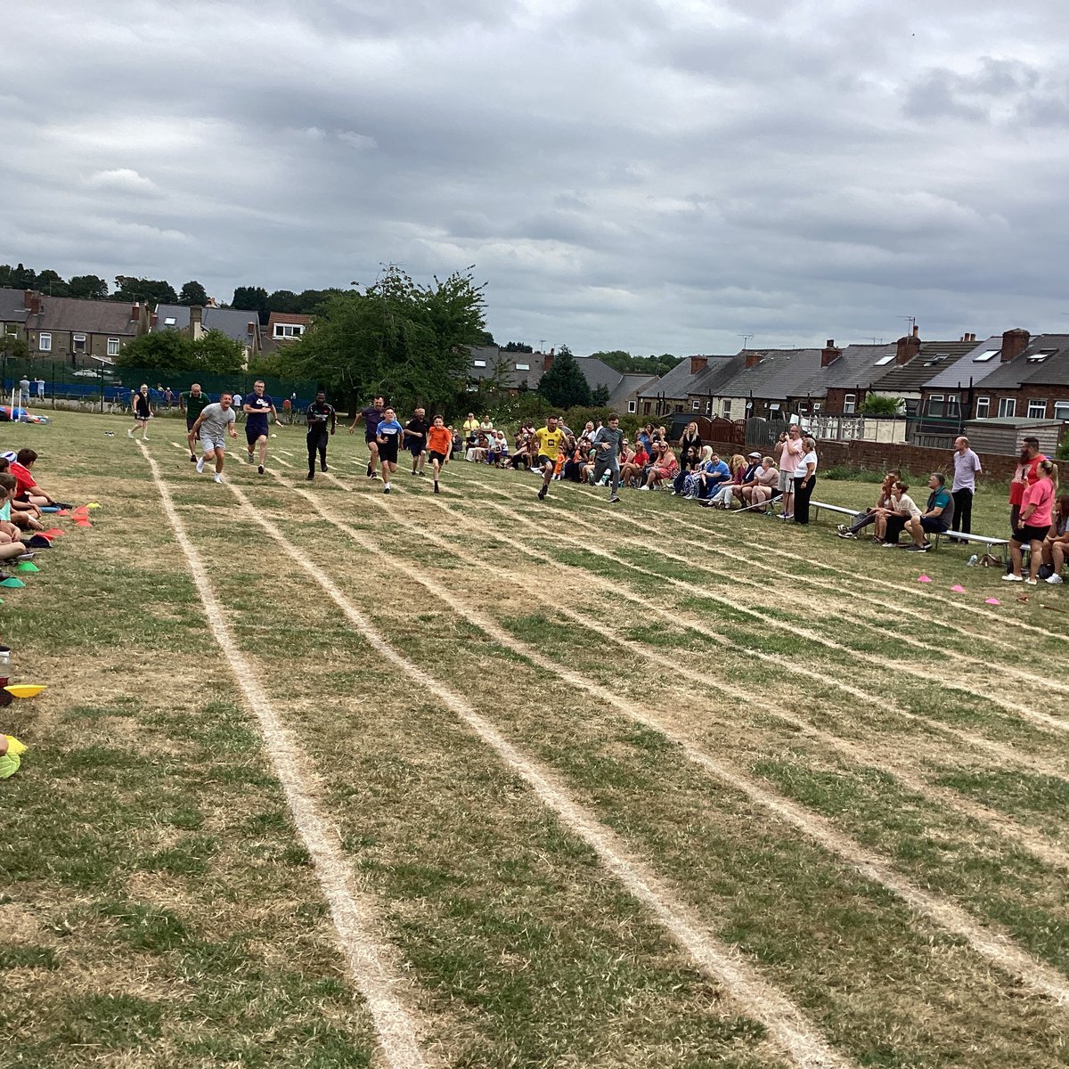 IntakeSchool's tweet photo. Thank you to all our parent/friends helpers, supporters and willing runners. We had a lovely time this morning at Y5/6 sports day and were really impressed with the sportsmanship, support and behaviour of all our pupils. #peatintake https://t.co/IihRuqRC2S