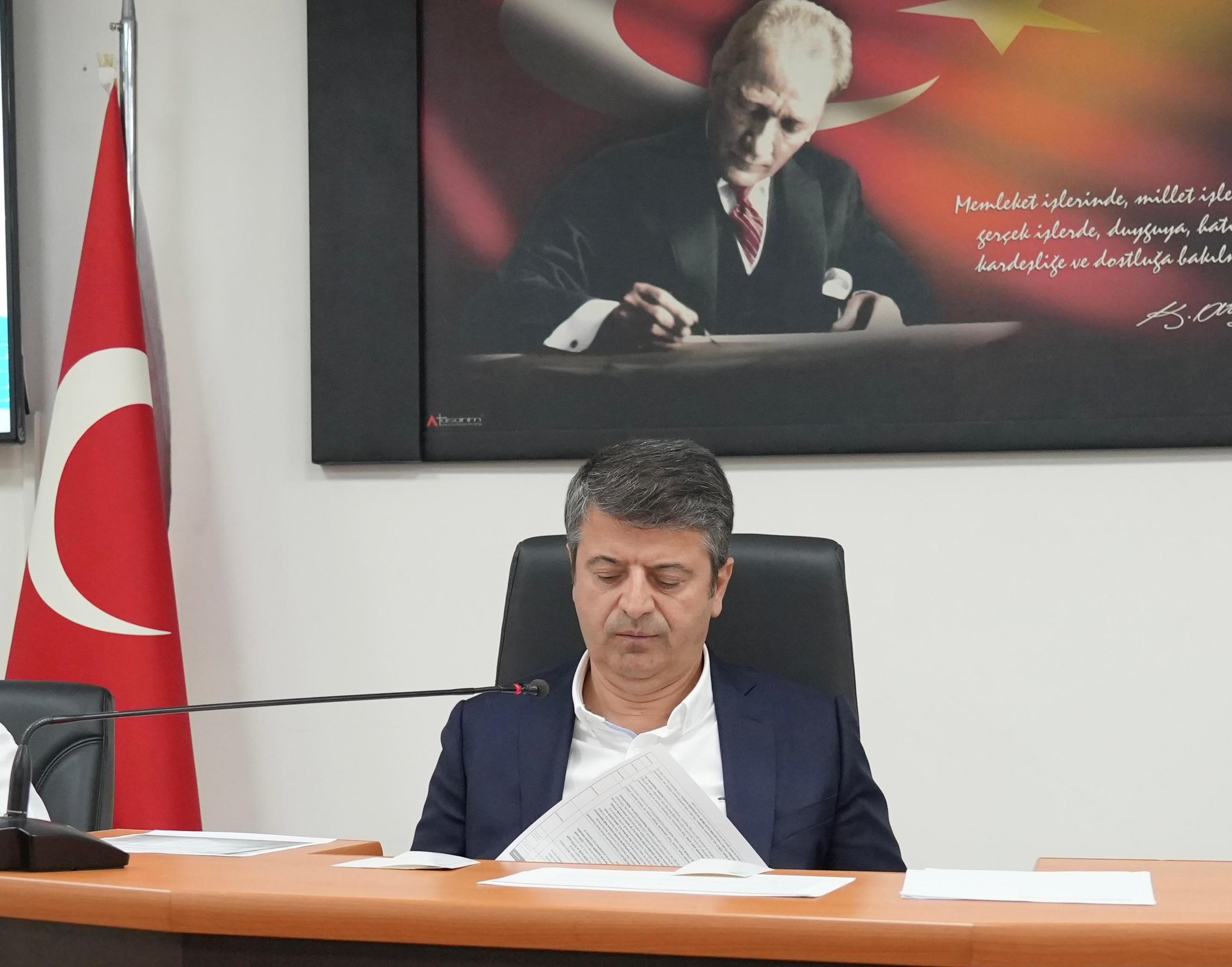 Abdurrahman Tutdere, 27th–28th term CHP MP for Adiyaman, and Mayor of Adiyaman / Mayor of Adiyaman, Adiyaman, Turkey, June 1, 2025. (@avtutdere via X)