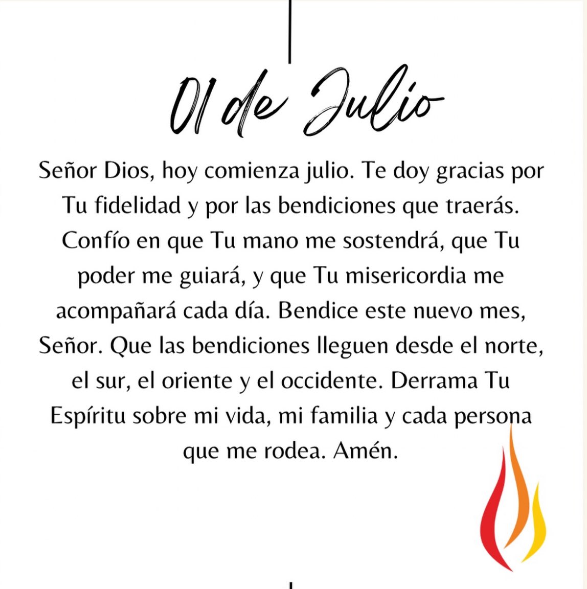 ¡Feliz inicio de julio!