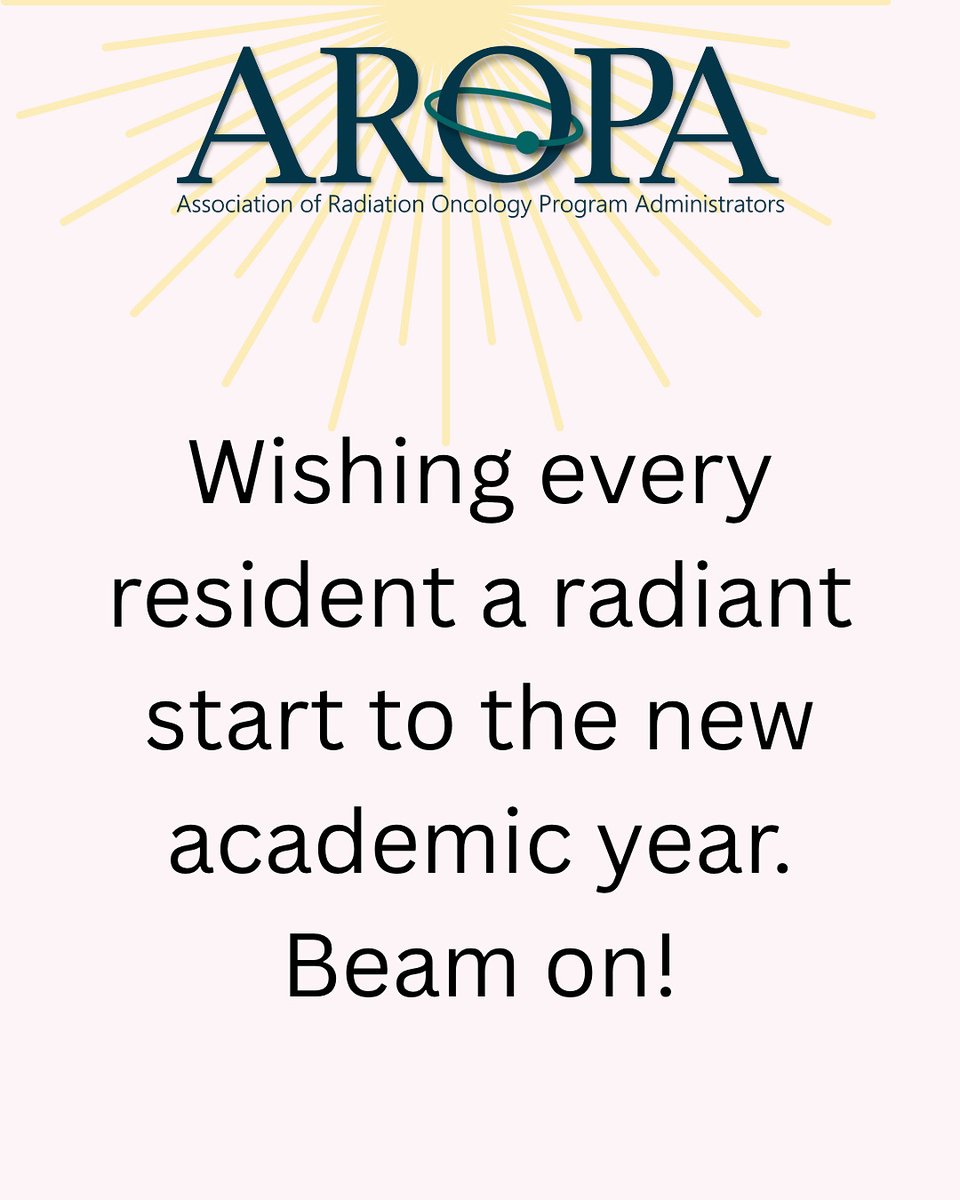 AROPA (@aropa_org) on Twitter photo 🎓 New academic year? Let’s go! 
✅ Time logs
✅ Case logs
✅ Didactics
🧠 Reminders
💛 Encouragement
✨ Lead with kindness.
✨ Stay patient.
✨ Don’t forget to breathe.
You’ve got this. #radonc #Medphys #AROPAStrong 🎓 New academic year? Let’s go! 
✅ Time logs
✅ Case logs
✅ Didactics
🧠 Reminders
💛 Encouragement
✨ Lead with kindness.
✨ Stay patient.
✨ Don’t forget to breathe.
You’ve got this. #radonc #Medphys #AROPAStrong