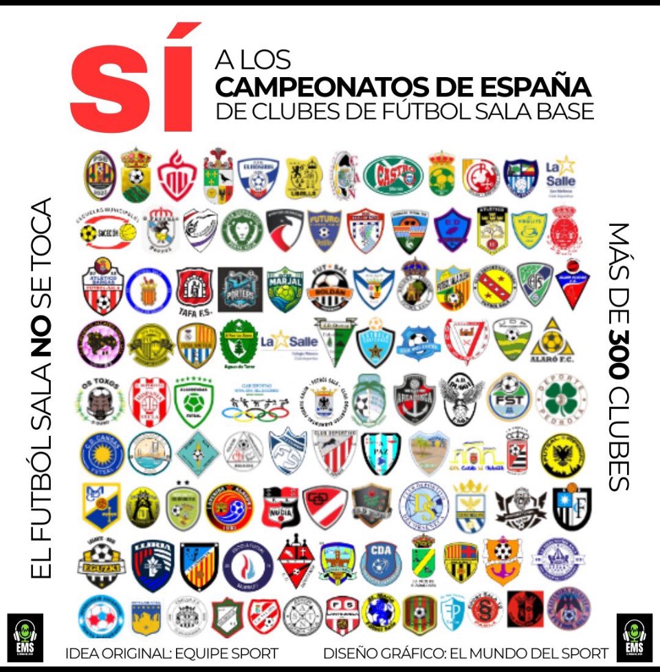 CEFHispanic's tweet image. 💪EL FUTSAL NO SE TOCA
⚽El FUTSAL SE RESPETA
📝NO VAMOS A PARAR
👌YA SOMOS MÁS DE 400

@rfef @FutSalRFEF 

#SOSFUTSAL