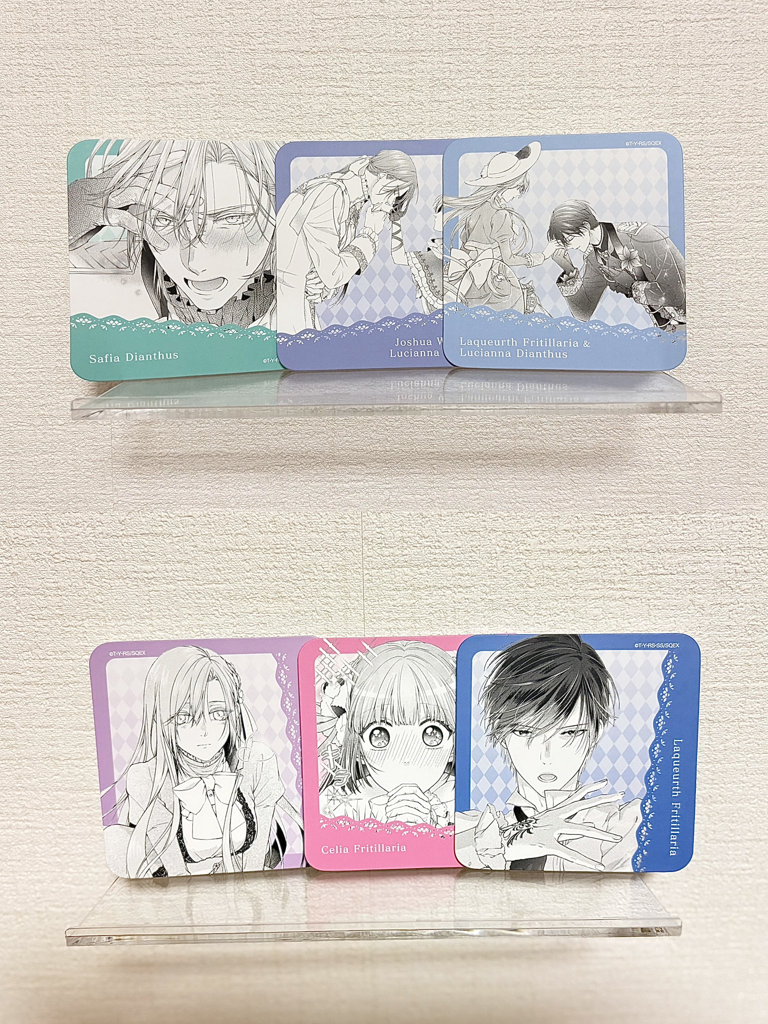 ⑥ 溺愛ルート カフェ コースター ラカーシュ 特典 - メルカリ