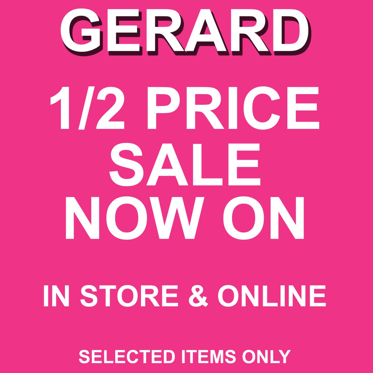 Pop into Gerard and pick up a bargain with up to 50% off selected items. Sale now on! 

#gerardladiesfashion #summersales #ilacsummersales