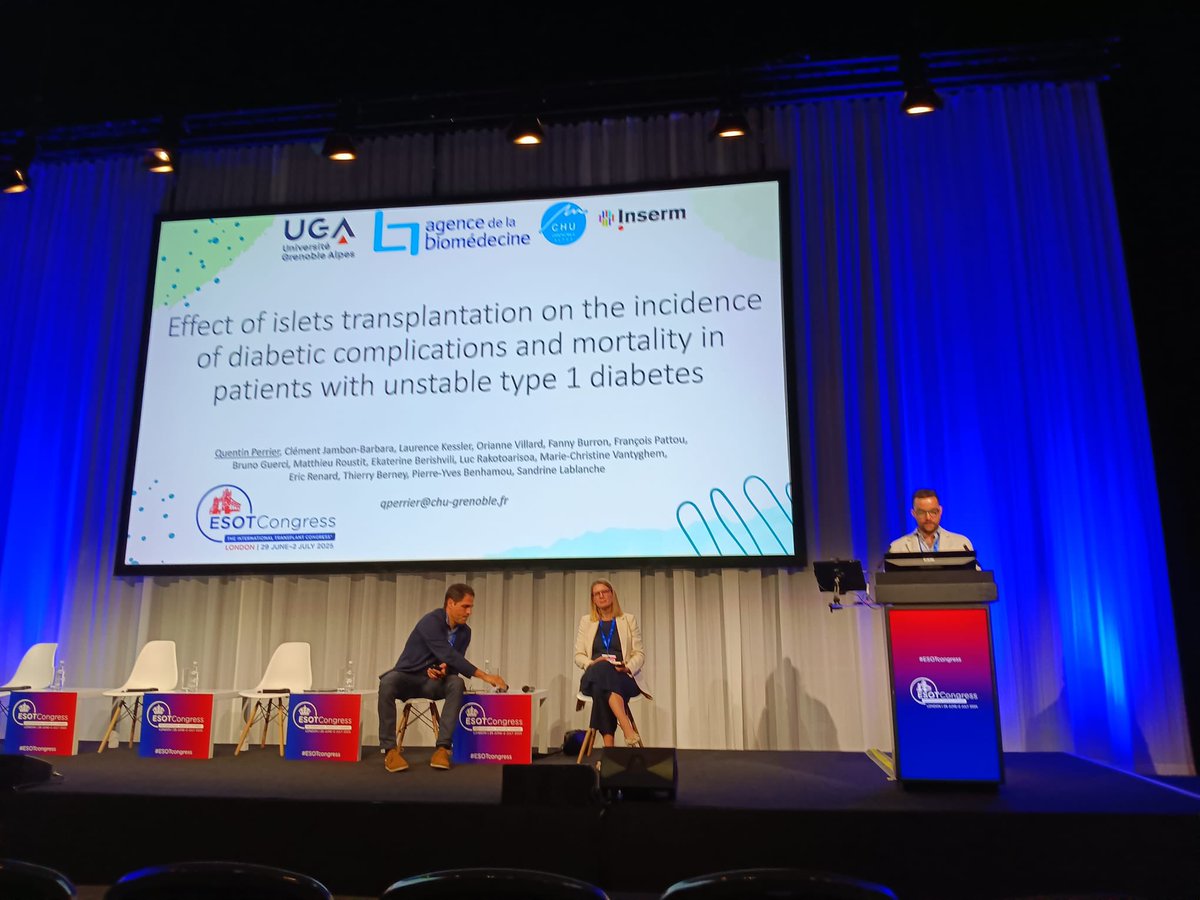 SFT Transplantation (@sftfrancophone) on Twitter photo Effect of islets transplantation on the incidence of the diabétic complications and mortality in patients with unstable type 1 diabetes by <a href="/_QuentinPerrier/">Quentin</a> @SandrineLablanche <a href="/ESOTtransplant/">ESOTtransplant</a> <a href="/SFDiabete/">SFDiabète</a> <a href="/SFEndocrino/">SFEndocrinologie.org</a> <a href="/IPITAgroup/">IPITA</a> #TREPID <a href="/Esposito16Laure/">LAURE Esposito</a> Effect of islets transplantation on the incidence of the diabétic complications and mortality in patients with unstable type 1 diabetes by <a href="/_QuentinPerrier/">Quentin</a> @SandrineLablanche <a href="/ESOTtransplant/">ESOTtransplant</a> <a href="/SFDiabete/">SFDiabète</a> <a href="/SFEndocrino/">SFEndocrinologie.org</a> <a href="/IPITAgroup/">IPITA</a> #TREPID <a href="/Esposito16Laure/">LAURE Esposito</a>