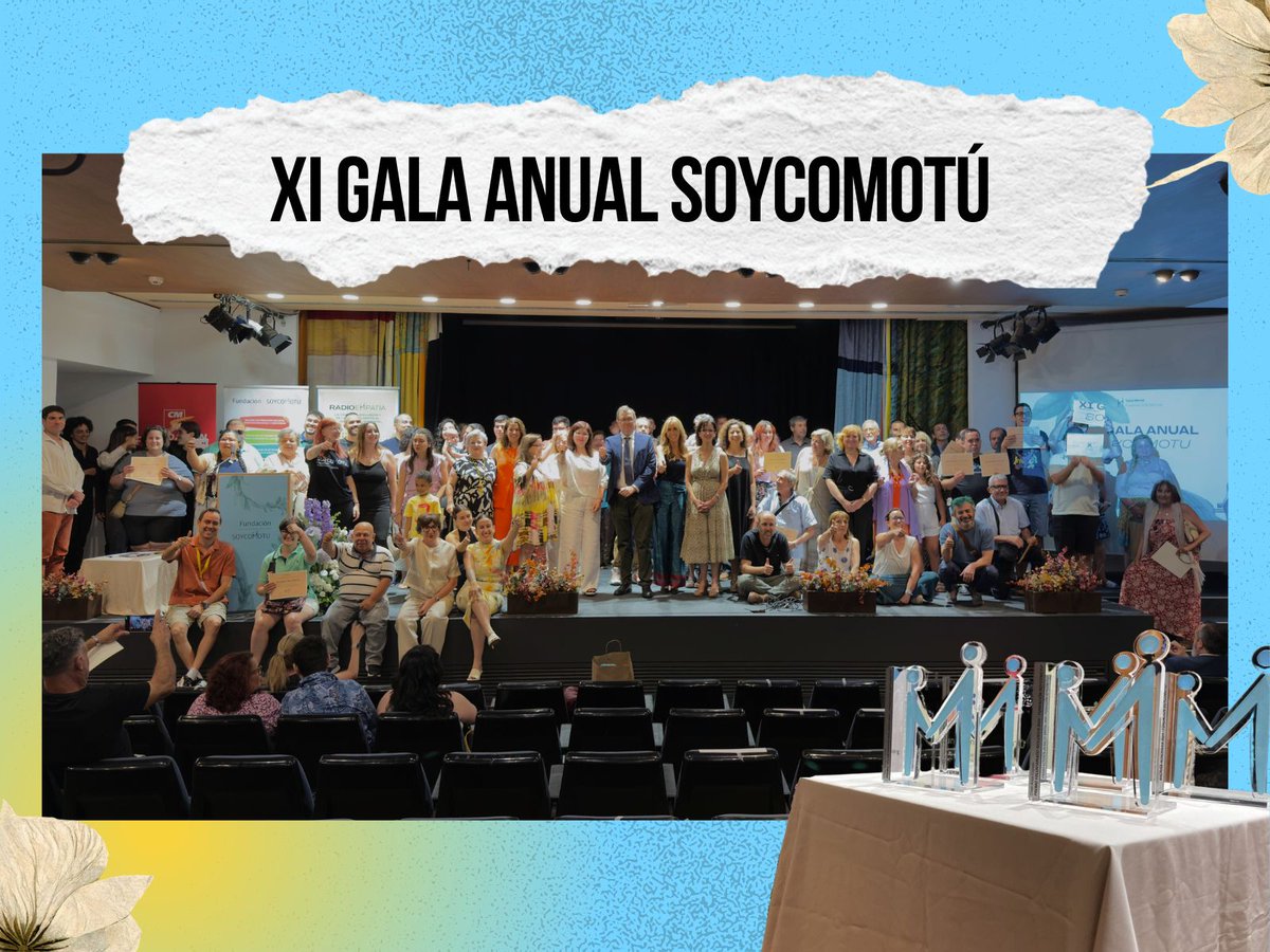 Seguimos emocionados con el cariño que recibimos en la XI Gala Anual SOYCOMOTÚ 🩵

Muchísimas gracias por formar parte de esta gran familia ✨

Tenéis el nuevo artículo con las fotos de grupo hechas en la gala: fundacionsoycomotu.org/entrega-de-dip…