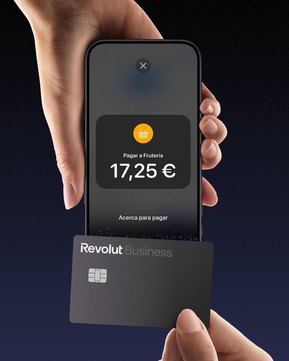 Tap to Pay on iPhone is now available in Spain 🇪🇸

Accept all types of contactless payments right on your iPhone — whether you’re starting up your business or looking to expand. No card readers or terminals needed.

Download the Revolut Business mobile app, enable Tap to Pay on