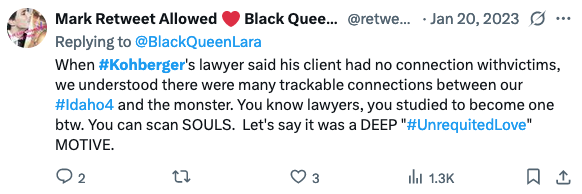BlackQueenLara's tweet photo. #MyViewsMine I half-solved end of #IdahoStudents with DREAMS in #Paris. Yet no #NEWS mag to tell how #GreatIAm as Spiritual #Christian #Healer &amp; #Seer (Medium 2 U)? Xcuse my tacky intro 2 dry out my😭. #BryanKohberger pleaded guilty https://t.co/Xl15aU5gMi &amp; NO TRIAL's😭procedure https://t.co/RbNcn5R44b