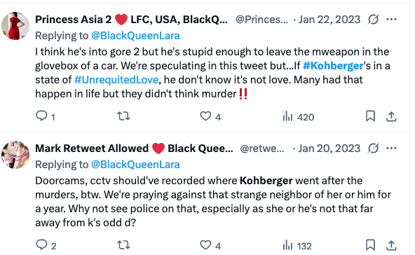 BlackQueenLara's tweet photo. #MyViewsMine I half-solved end of #IdahoStudents with DREAMS in #Paris. Yet no #NEWS mag to tell how #GreatIAm as Spiritual #Christian #Healer &amp; #Seer (Medium 2 U)? Xcuse my tacky intro 2 dry out my😭. #BryanKohberger pleaded guilty https://t.co/Xl15aU5gMi &amp; NO TRIAL's😭procedure https://t.co/RbNcn5R44b
