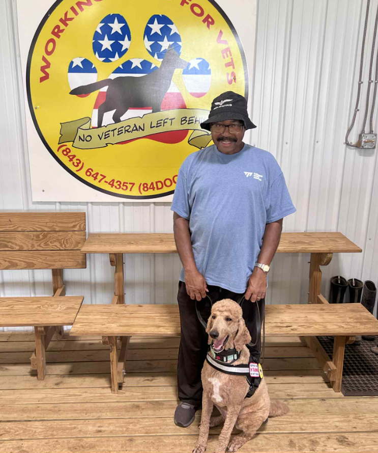 84DogsHelp's tweet image. 🌟 Join us in making a difference! At Working Dogs For Vets, your support helps provide service dogs to disabled veterans. Learn how you can get involved: wix.to/f23vaEw #SupportOurVets #ServiceDogs #WorkingDogsForVets