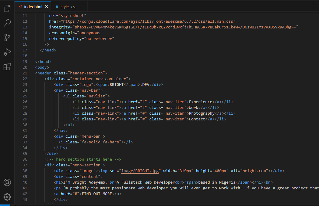 adeyemo_bright's tweet photo. Excited to keep building and improving!

#WebDevelopment #HTML #CSS #ResponsiveDesign #Portfolio #Bright #SabiProgrammer https://t.co/78pzxjK6RO