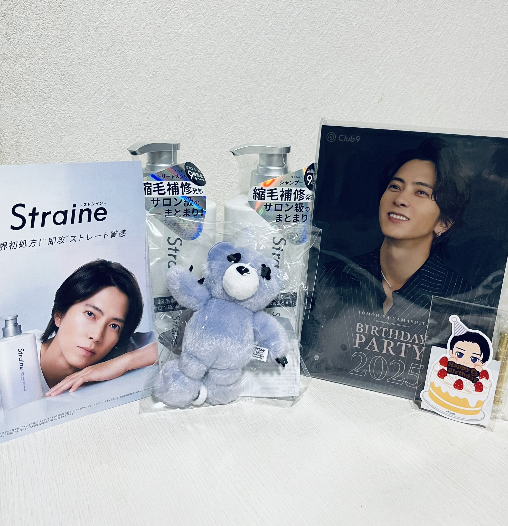 山下智久Club9 Mr.P ぬいぐるみキーホルダー 山下智久 Mr Pぬいぐるみ Club9 2025 バースデーグッズ クマ 熊