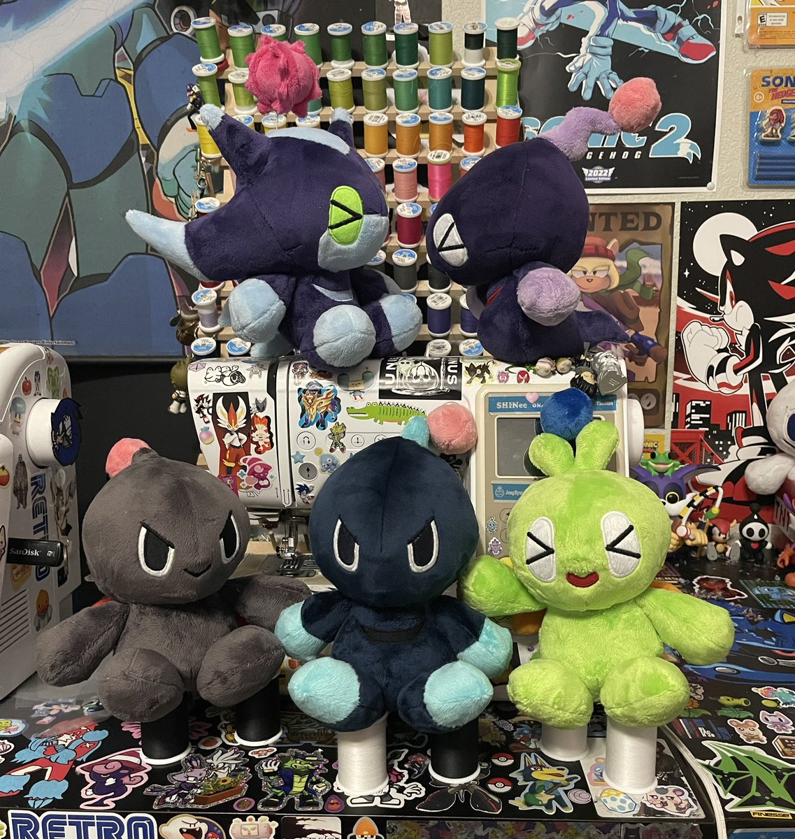 anotha round o’ buddies.  i really like the colors for these, tempting to keep them LOL