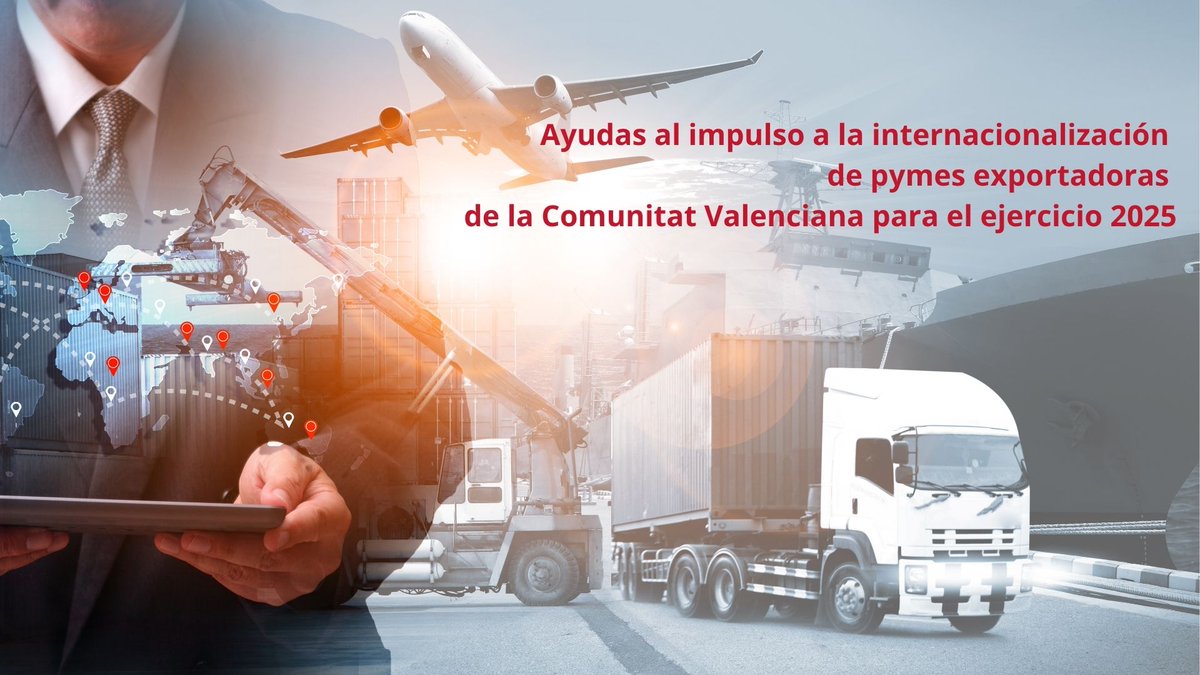 Internacional Cámara Castellón (@internac_camcs) on Twitter photo 🚀 ¡Atención pymes exportadoras de la Comunitat Valenciana! 🌍
<a href="/generalitat/">Generalitat</a> ha abierto 𝗵𝗮𝘀𝘁𝗮 𝗲𝗹 𝟯𝟭 𝗱𝗲 𝗷𝘂𝗹𝗶𝗼 𝗱𝗲 𝟮𝟬𝟮𝟱 la convocatoria de ayudas para el impulso a la #internacionalización 💼
gva.es/es/inicio/proc…
❓❔Dudas: dg_internacionalizacion@gva.es 🚀 ¡Atención pymes exportadoras de la Comunitat Valenciana! 🌍
<a href="/generalitat/">Generalitat</a> ha abierto 𝗵𝗮𝘀𝘁𝗮 𝗲𝗹 𝟯𝟭 𝗱𝗲 𝗷𝘂𝗹𝗶𝗼 𝗱𝗲 𝟮𝟬𝟮𝟱 la convocatoria de ayudas para el impulso a la #internacionalización 💼
gva.es/es/inicio/proc…
❓❔Dudas: dg_internacionalizacion@gva.es