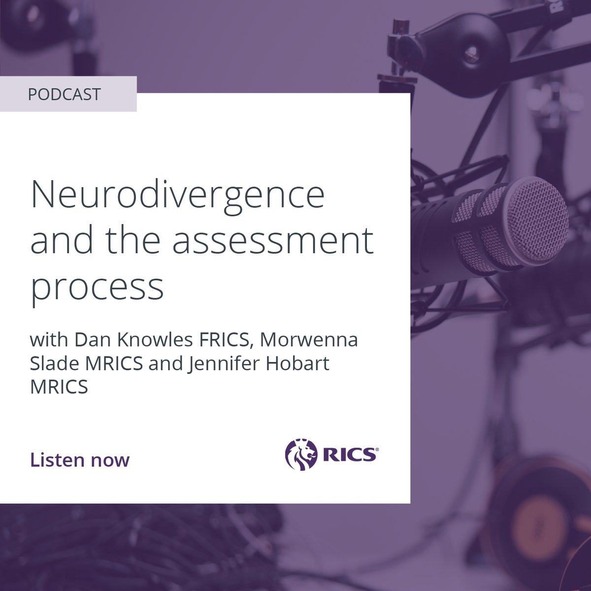 🎙️ Growing awareness is driving better support for neurodiverse APC candidates, and highlighting the value of neurodivergent perspectives.

Dan Knowles FRICS explores these challenges, the support needed, and how neurodivergence can be a strength in the industry with Morwenna