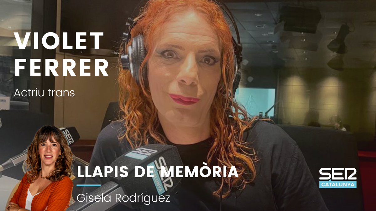 SER CATALUNYA (@sercatalunya) on Twitter photo 🔵 Avui, al <a href="/LlapisMemoria/">Llapis de Memòria</a> ens visita l'actriu trans Violet Ferrer
⏰ De 15 a 16 h a <a href="/SERCatalunya/">SER CATALUNYA</a>
📻 Escolta-ho en directe aquí: cadenaser.com/podcast/sercat… 🔵 Avui, al <a href="/LlapisMemoria/">Llapis de Memòria</a> ens visita l'actriu trans Violet Ferrer
⏰ De 15 a 16 h a <a href="/SERCatalunya/">SER CATALUNYA</a>
📻 Escolta-ho en directe aquí: cadenaser.com/podcast/sercat…