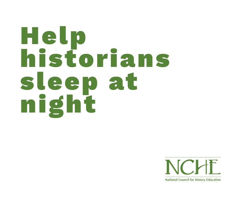historyed's tweet image. Help historians sleep at night

Fund the work that keeps history accurate, inclusive, and alive.

$60 membership. Big impact.
bit.ly/joinNCHE