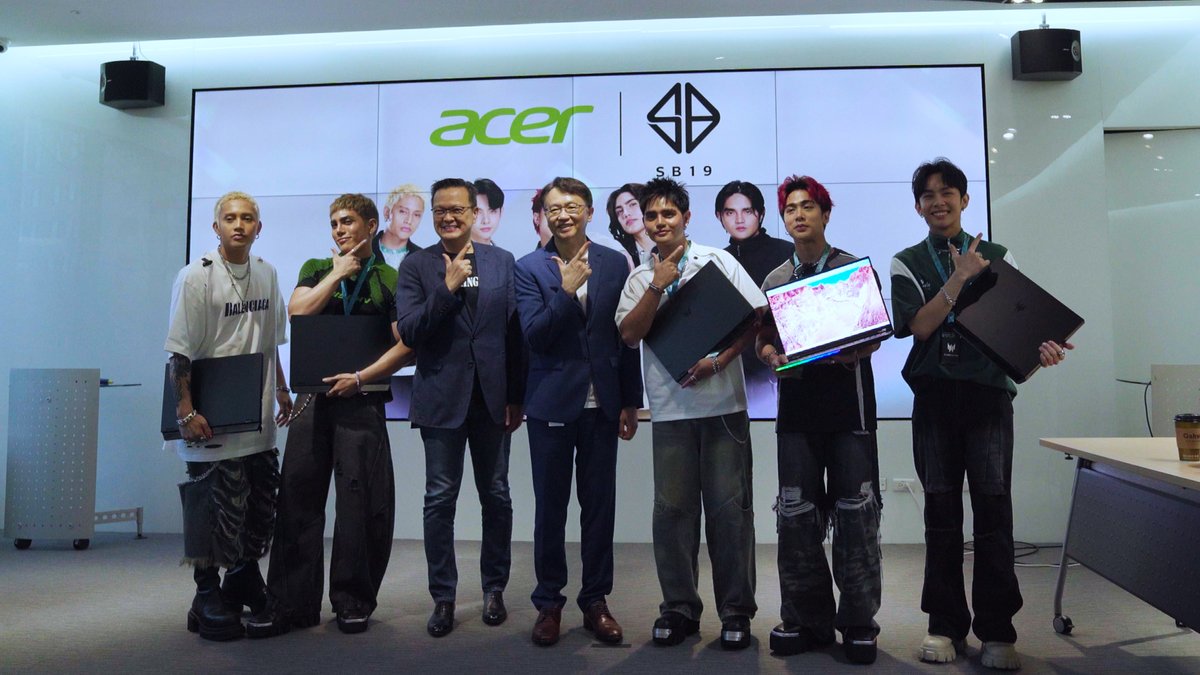 Acer Philippines (@acerphils) on Twitter photo <a href="/SB19Official/">SB19 Official</a> clocked in at Acer HQ Taiwan and turned the entire tech hub into their personal playground! From touring the command center, meeting the big bosses Chairman & CEO Jason Chen and Pan-Asia Pacific Operations GM Andrew Hou, to sneaking behind the scenes and getting <a href="/SB19Official/">SB19 Official</a> clocked in at Acer HQ Taiwan and turned the entire tech hub into their personal playground! From touring the command center, meeting the big bosses Chairman & CEO Jason Chen and Pan-Asia Pacific Operations GM Andrew Hou, to sneaking behind the scenes and getting