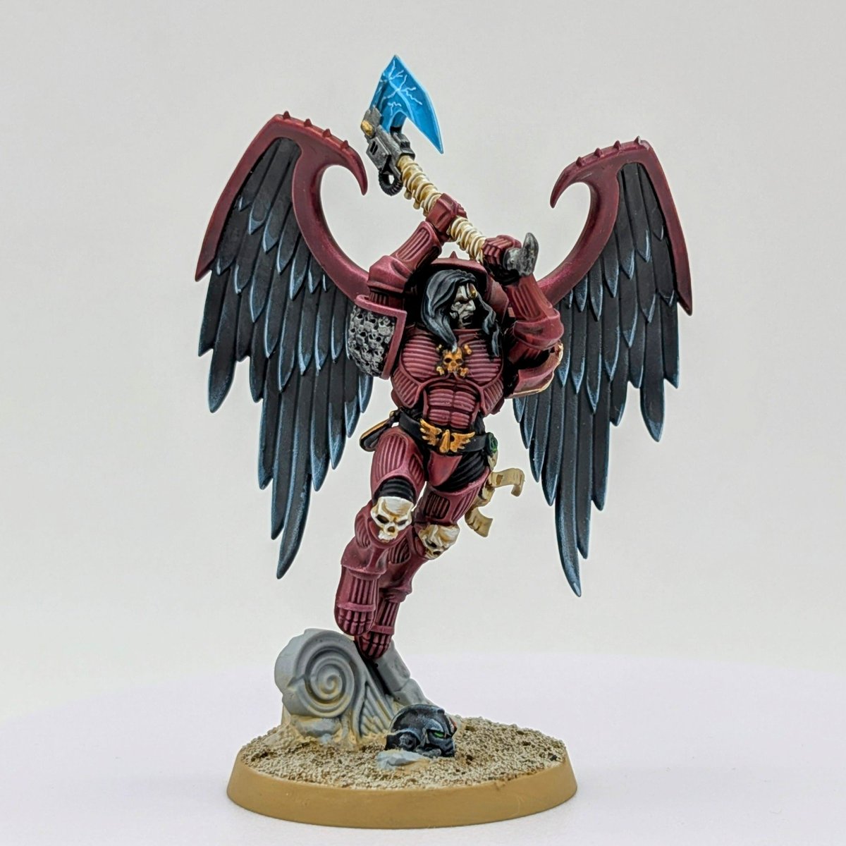 CoreGamesEvents's tweet image. Finished a Blood Angel commission. Heat is getting a bit much for painting in the UK just now.

#PaintingWarhammer #paintslam25 #Warmongers #40k #spacemarines #bloodangels