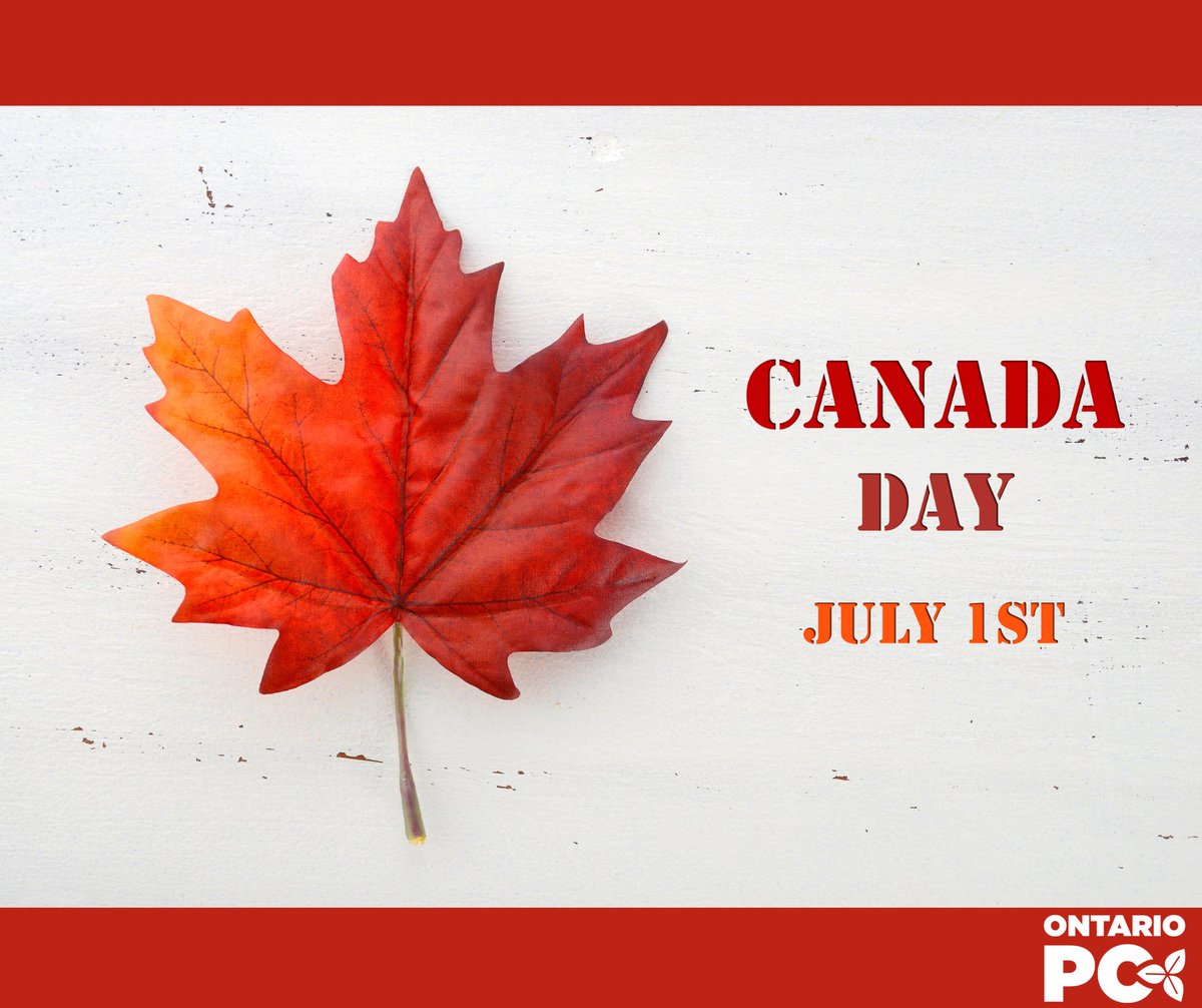 Happy Canada Day!

Today, we celebrate the incredible people, values, &amp; natural beauty that make our country so special. Let’s take pride in everything we’ve built together — and everything still to come.

Wishing everyone a safe and joyful #CanadaDay.