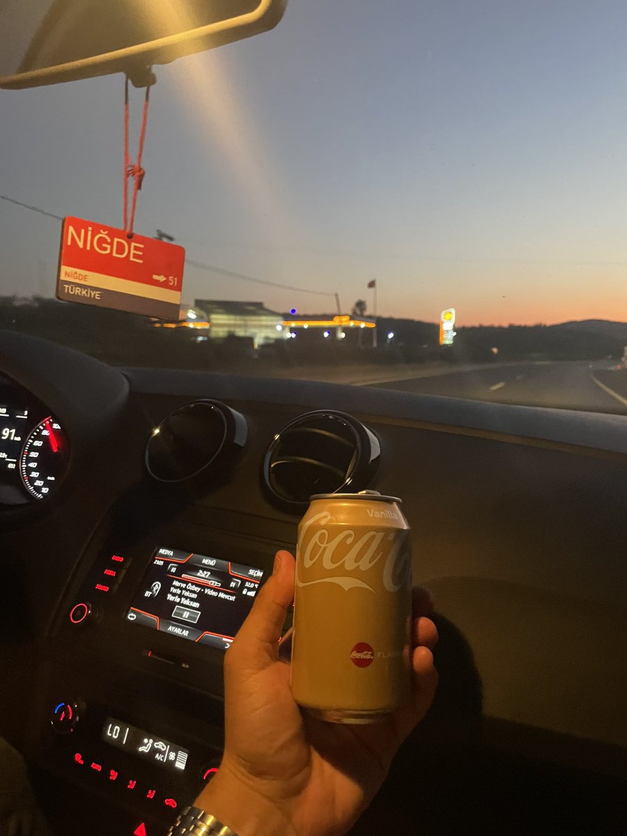 Çok şükür Vanilla Coca Cola olan arabaya misafir olduk Allah isteyen herkese nasip etsin