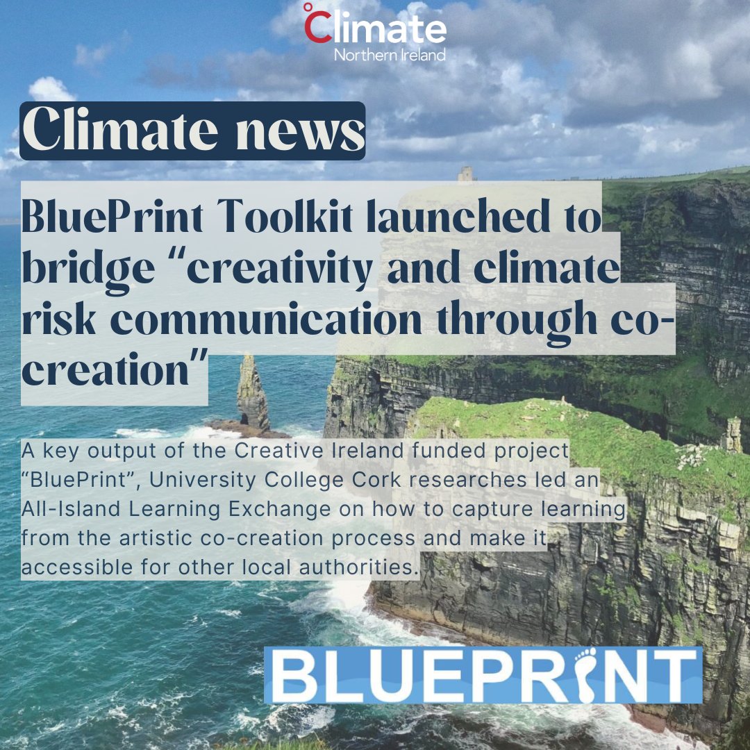 ClimateNI's tweet image. 👏The BluePrint project  supported an All-Island Learning Exchange between Derry City and  Strabane District Council and Mayo County Council to capture learnings  from the artistic co-creation process for Local Authorities to access.

🤝Funded  by Creative Ireland, the BluePrint…