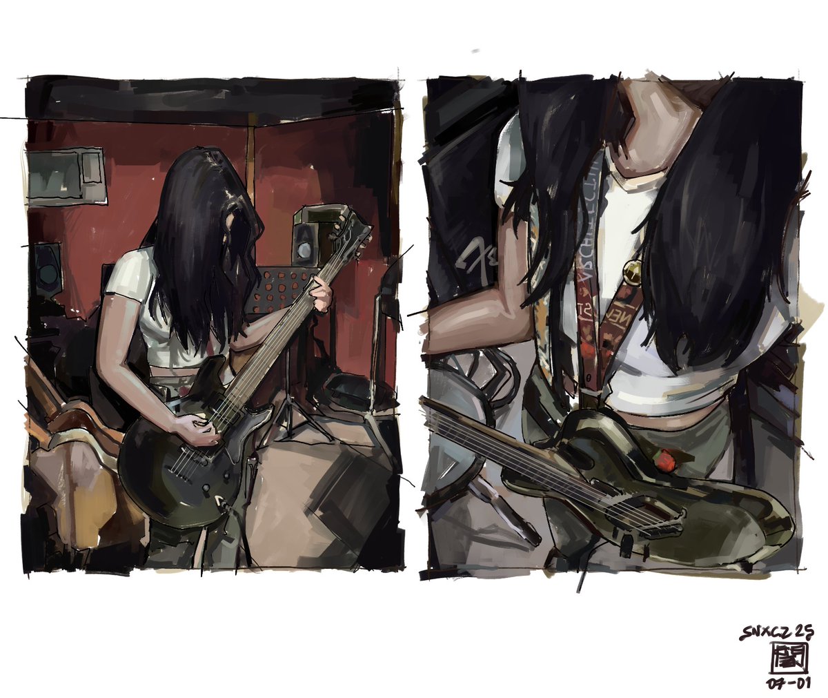 snxceezy's tweet image. rkgk09

i painted my wife :3